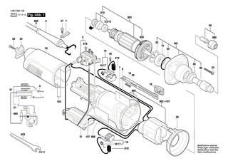 BOSCH Luftleitring | Ersatzteile für GEB 1000 CE, OSB 1020 CE - 1600591025