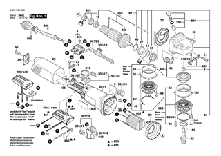BOSCH Luftleitring | Ersatzteile für GEB 1000 CE, OSB 1020 CE - 1600591025
