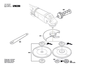 BOSCH T�lle � 10,5-�11,0x100 MM | Ersatzteile f�r GWS 26-230 BV | 1600703023