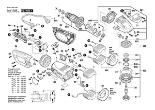 BOSCH Luftverteiler | Ersatzteile fr GWS 22-180 LVI, GWS 22-230 LVI - 1600591041