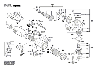 BOSCH T�lle �7,3-�8,6x67 MM | Ersatzteile f�r PWS 10-125 CE, PWS 13-125 C - 1600703031