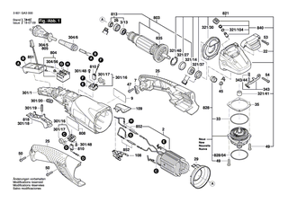 BOSCH T�lle | Ersatzteile f�r GGS 28 LP, GWS 8-115 Z - 1600703040