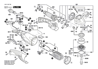 BOSCH T�lle | Ersatzteile f�r GGS 28 LP, GWS 8-115 Z - 1600703040