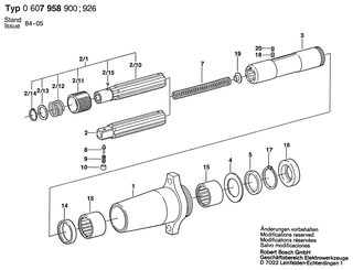 BOSCH Nadelh�lse | Ersatzteile f�r Spindellager, Vorsatzgetriebe - 1600910017