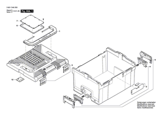 BOSCH Verschlussteileset | Ersatzteile für L-Box, GLI PortaLED - 1600A000J5