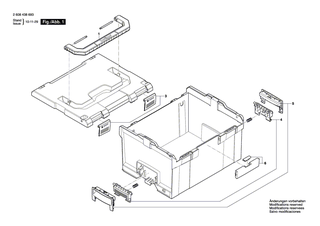 BOSCH Verschlussteileset | Ersatzteile für L-Box, GLI PortaLED - 1600A000J5