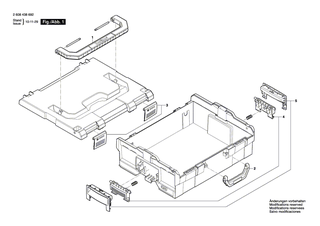 BOSCH Traggriff | Ersatzteile fr L-Box, GLI PortaLED - 1600A000JT