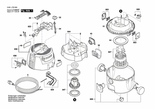 BOSCH Schlauchhalter | Ersatzteile für GAS 15 L, GAS 1200 L - 1600A000KP
