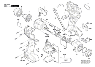 BOSCH Linse | Ersatzteile f�r GBH 18 V-LI, GBH 14,4 V-LI - 1600A000LE