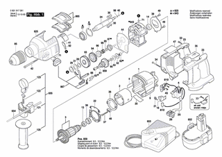 BOSCH Schnellspannbohrfutter HSB 4 | Ersatzteile für 12524 | 2608572143