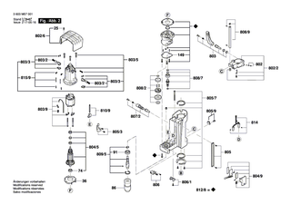 BOSCH Getriebewelle | Ersatzteile für PBD 40 - 1600A000TX