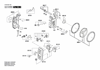 BOSCH Zugentlastung | Ersatzteile für PBD 40 - 1600A000U2