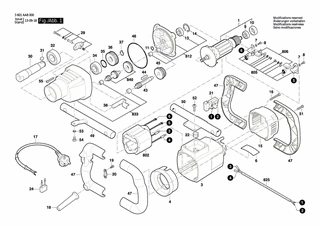 BOSCH Getriebeeinheit | Ersatzteile für GRW 18-2 E - 1600A001V7