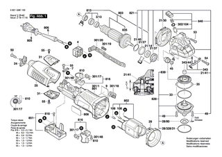BOSCH Getriebeeinheit | Ersatzteile f�r GWS 12-125 CIX, GWS 12-125 CIPX - 1600A001X6
