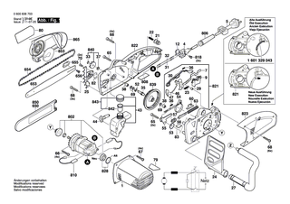 BOSCH Dichtstreifen | Ersatzteile für AKE 30-17 S, AKE 35-17 S - 1601010009