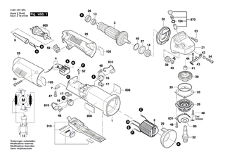 BOSCH Isolierplatte | Ersatzteile für GGS 28 LP, GWS 8-115 Z - 1601071000