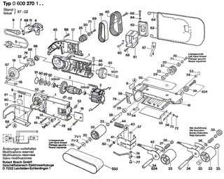 BOSCH Klebeschild | Ersatzteile für SHO 160, Bohrmaschine - 1601110046