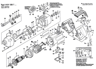 BOSCH Klebeschild | Ersatzteile für SHO 160, Bohrmaschine - 1601110046