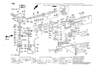 BOSCH Klebeschild | Ersatzteile für SHO 160, Bohrmaschine - 1601110046