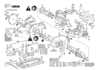 BOSCH Firmenschild | Ersatzteile fr AKE 30 B, AKE 35 B - 1601110483