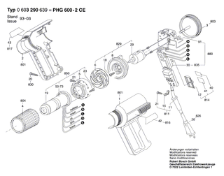 BOSCH Firmenschild | Ersatzteile für PHG 600-2 CE - 1601118062