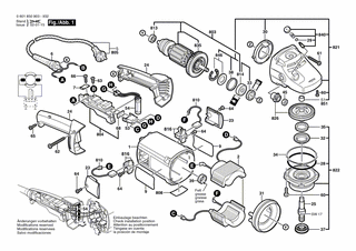 BOSCH Firmenschild | Ersatzteile für GWS 20-230 JH - 1601118C81
