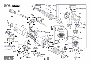 BOSCH Firmenschild | Ersatzteile für GWS 11-125 CIE - 1601118G99