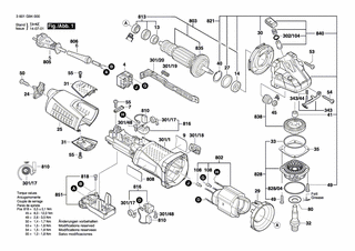 BOSCH Firmenschild AG40-11PD | Ersatzteile für GWS 12-125 CIE, AG40-11PD - 1601118K97