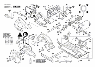 BOSCH Firmenschild GKS 160 | Ersatzteile für GKS 160 - 1601118M26