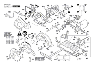 BOSCH Firmenschild GKS 160 | Ersatzteile für GKS 160 - 1601118M26