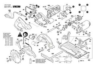 BOSCH Firmenschild GKS 160 | Ersatzteile für GKS 160 - 1601118M26