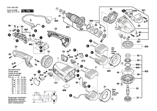 BOSCH Firmenschild | Ersatzteile für GWS 24-230 LVI - 1601118N51