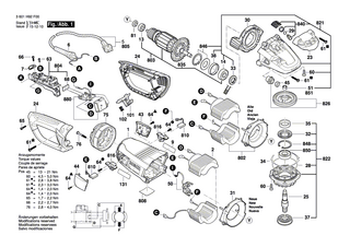 BOSCH Firmenschild | Ersatzteile für GWS 24-230 LVI - 1601118N51