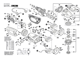 BOSCH Firmenschild | Ersatzteile für GWS 24-230 LVI - 1601118N51