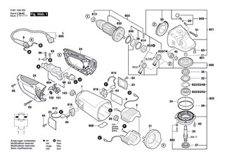BOSCH Firmenschild GWS 26-230 B | Ersatzteile f�r GWS 26-230 B - 1601118R41