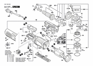 BOSCH Firmenschild GWS 12-125 CIEPX | Ersatzteile für GWS 12-125 CIEPX - 160111C01V
