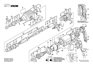 BOSCH Spannbügel | Ersatzteile für GBH 2-22 S, GBH 2-22 E - 1601329040