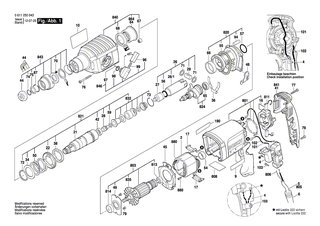 BOSCH Spannbügel | Ersatzteile für GBH 2-22 S, GBH 2-22 E - 1601329040