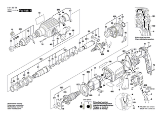 BOSCH Spannbügel | Ersatzteile für GBH 2-22 S, GBH 2-22 E - 1601329040