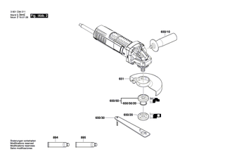 BOSCH Zusatzhandgriff M10 | Ersatzteile für GWS 9-125 CS, GWS 9-125 CE - 1602025027