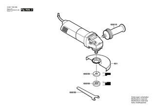BOSCH Zusatzhandgriff M10, 37x115 MM ANTIVIBRATION | Ersatzteile fr GWS 6-115, GWS 660 - 1602025031