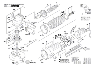 BOSCH Zusatzhandgriff M10, 37x115 MM ANTIVIBRATION | Ersatzteile fr GWS 6-115, GWS 660 - 1602025031
