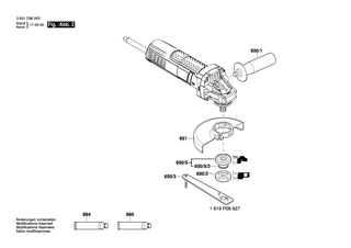 BOSCH Zusatzhandgriff M10 ANTIVIBRATION | Ersatzteile für GWS 9-115, GWS 9-115 P - 1602025052