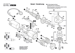 BOSCH Schaltergriff SCHWARZ | Ersatzteile für GEX 150 TURBO, GWS 6-115 - 1602026068