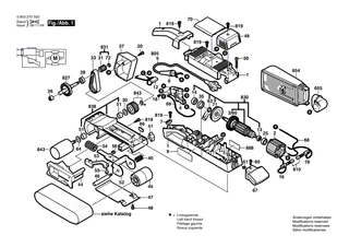 BOSCH Spannhebel SCHWARZ | Ersatzteile für GBS 75 AE, PBS 75 - 1602098006