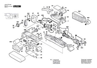 BOSCH Spannhebel SCHWARZ | Ersatzteile für GBS 75 AE, PBS 75 - 1602098006