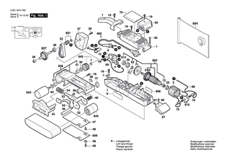 BOSCH Spannhebel SCHWARZ | Ersatzteile für GBS 75 AE, PBS 75 - 1602098006