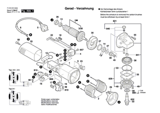 BOSCH Verstellschieber | Ersatzteile für GEX 150 TURBO, GWS 6-115 - 1602319009