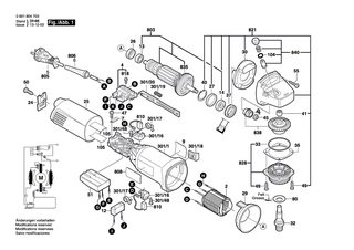 BOSCH Verstellschieber | Ersatzteile fr GNF 35 CA, GWS 9-125 - 1602319011
