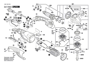 BOSCH Verstellschieber | Ersatzteile f�r GPO 14 CE, GWS 11-125 CIH - 1602319024